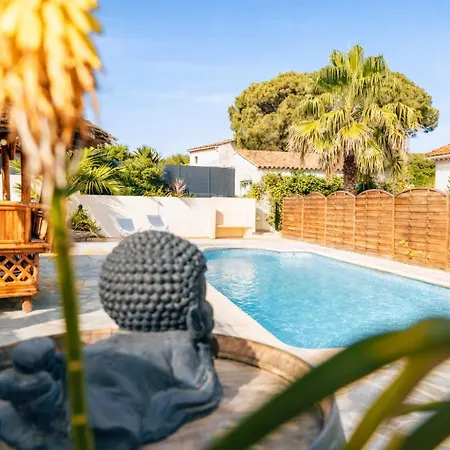 Holiday home Mazet Bord De Mer - Plage De La Nartelle - Sainte Maxime - Parking - Calme & Detente *