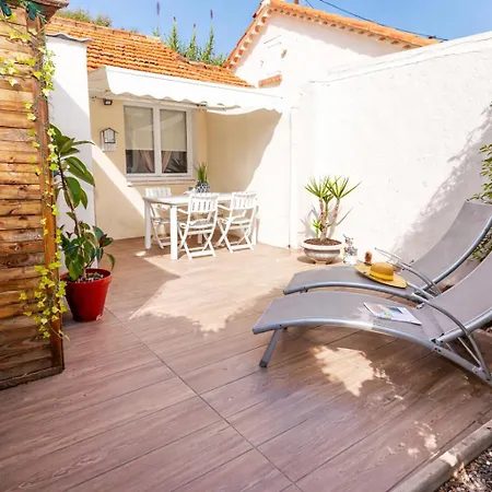 Mazet - De La Nartelle à 200m- Piscine Au Sel -terrasse- Parking - Bbq- Calme&détente Draps Inclus- Check-in 20h Maximum *