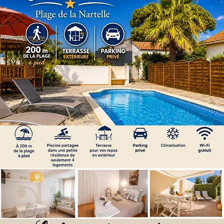 Evasion romantique - plage de la Nartelle - Arrivée 17h - 20h maximum - séjour au calme - Caution 100E * Sainte-Maxime