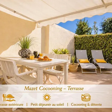 Hébergement de vacances Mazet - De La Nartelle à 200m- Piscine Au Sel -terrasse- Parking - Bbq- Calme&détente Draps Inclus- Check-in 20h Maximum *