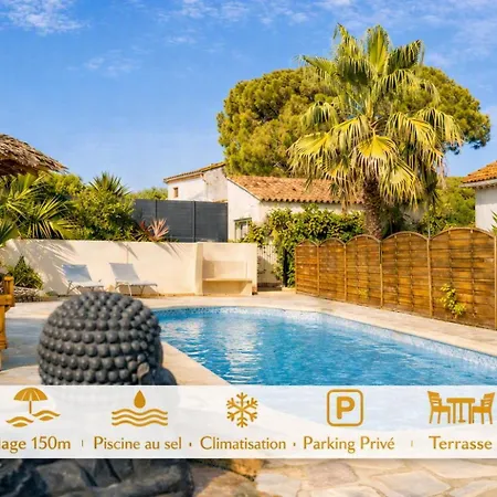 Mazet - De La Nartelle à 200m- Piscine Au Sel -terrasse- Parking - Bbq- Calme&détente Draps Inclus- Check-in 20h Maximum Hébergement de vacances Sainte-Maxime