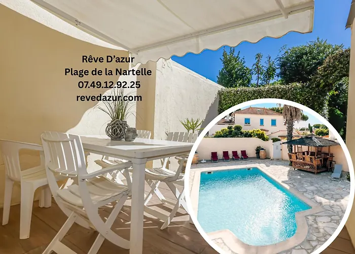 Mazet Bord De Piscine Partagee - Parking - Bbq - Draps Inclus Casa de Férias